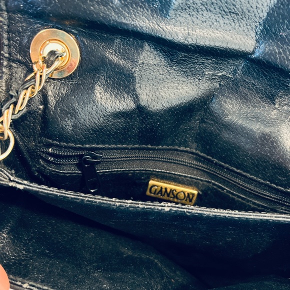 Vintage 80s Small Diamond Quilted Convertible Bag - Picture 7 of 7